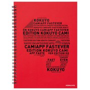 限定 ツインリングノート CamiApp FastEver Edition(キャミアップ ファストエバー エディション) A5 レッド ス-TCAEN91B-R