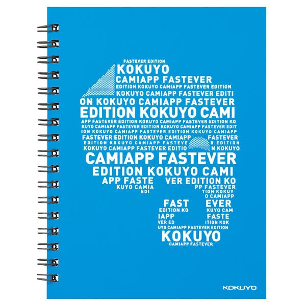 限定 ツインリングノート CamiApp FastEver Edition（キャミアップ ファストエバー エディション） A6 ブルー ス-TCAEN92B-B