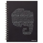 限定 ツインリングノート CamiApp FastEver Edition(キャミアップ ファストエバー エディション) A6 ブラック ス-TCAEN92B-D