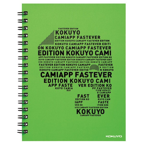 限定 ツインリングノート CamiApp FastEver Edition（キャミアップ ファストエバー エディション） A6 グリーン ス-TCAEN92B-G