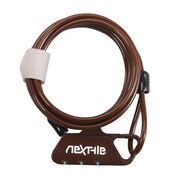 コンパクトダイヤル式ワイヤーロック NT-K ｓｔ レッド