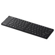 折りたたみBluetoothキーボード ケース付き ブラック BSKBB15BK
