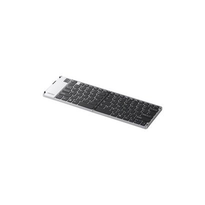 折りたたみBluetoothキーボード ケース付き シルバー BSKBB15SV