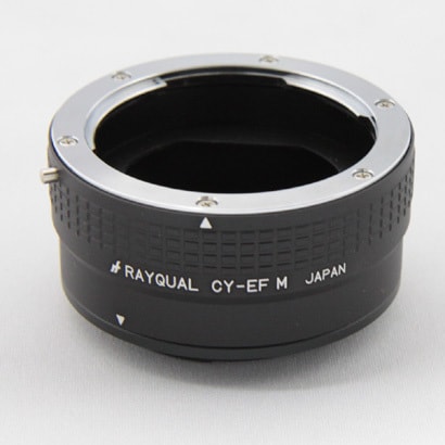 マウントアダプター レンズ側：コンタックス/ヤシカ ボディ側：キヤノンEF-M CY-EFM マウントアダプター