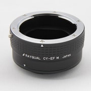 CY-EFM マウントアダプター [マウントアダプター レンズ側：コンタックス/ヤシカ ボディ側：キヤノンEF-M]