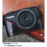 本革速写ケース (for EOS M)ブラック/レッド CSJ-EOSM-11