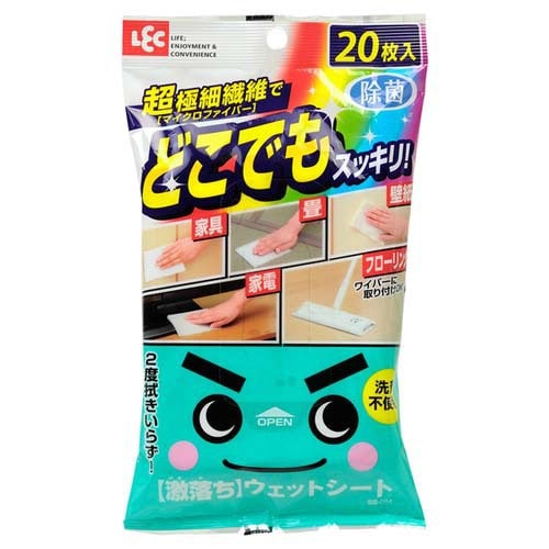 SS-084 [激落ちどこでもウェットシート 20枚]