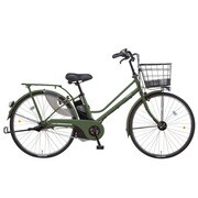 電動アシスト自転車 ララファイブ 26型 内装3段変速 マットカーキ BE-ENDV632G2