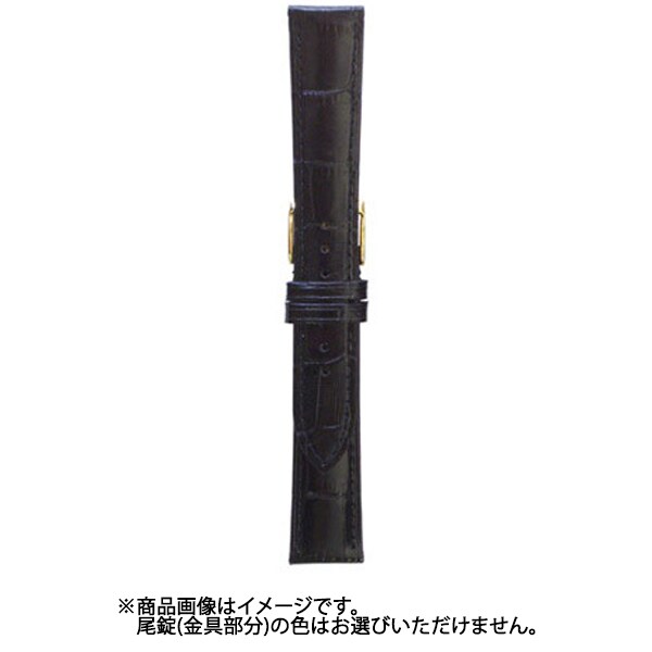 BK109A-O [時計バンド ヴィヴィッド&ベーシック カーフ型押し ウェルダー 黒 17mm]