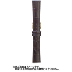 BK109B-O [時計バンド ヴィヴィッド&ベーシック カーフ型押し ウェルダー チョコ 17mm]