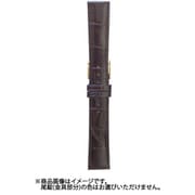 BK109B-O [時計バンド ヴィヴィッド&ベーシック カーフ型押し ウェルダー チョコ 17mm]