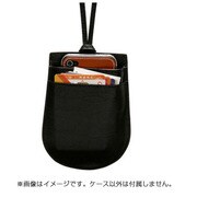 レザーポーチ [スマートフォン用 クロコダイルブラック]