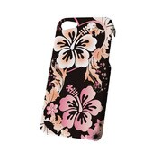 JAC5-P0153 [iPhone5用ハードケース ハイビスカスブラック]