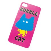 iPhone5カバー [バブルネコPINK]