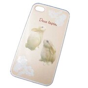 iPhone5カバー [ナチュラルうさぎ]