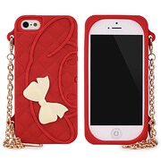 SAN-168MMA [シリコンバッグiPhone5マイメロ チェーンハンドル]