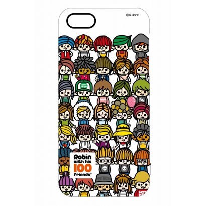 RB-02A [iPhone 5用 ソフトジャケット ロビン君と100人のお友達]