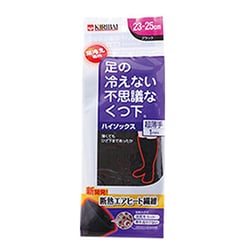 ヨドバシ.com - 桐灰化学 桐灰 足の冷えない不思議なくつ下 ハイソックス 超薄手 23-25cm ブラック 1足分 [保温ソックス]  通販【全品無料配達】