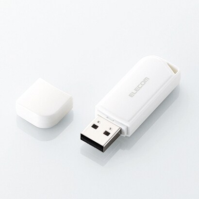 USBメモリ ホワイト 8GB MF-HMU208GWH　