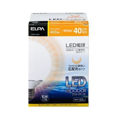 LDG5L-G-G201 [LED電球 E26口金 電球色 400lm LED elpaball（エルパボｰル）]