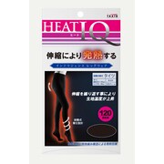 機能素材と特殊編み構造による発熱効果 ヒートIQタイツ 120DEN