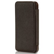 TUN-PH-000172 [TUNEFOLIO for iPhone 5 ブラウン]