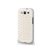 GALAXY S III マーシュメロー スイートウェーブ ホワイト×イエロー M-S-1210