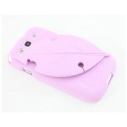 GALAXY S III リーフケース ラベンダーパープル M-S-1510