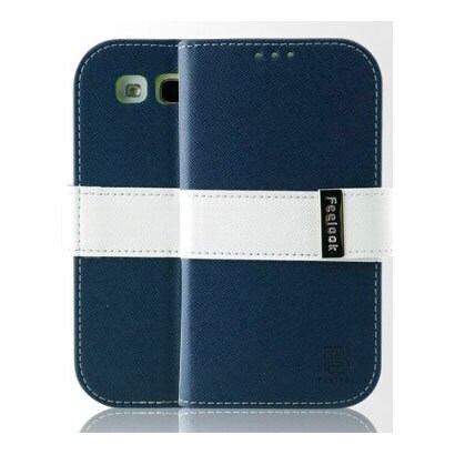 GALAXY S III ポイントダイアリー ネイビー×ホワイト M-S-F300