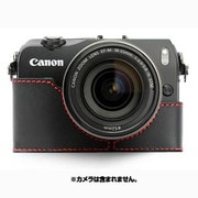 クラシックエディション ブラック(レンズキャップカバー付) キヤノンEOS-M用本革ハーフカメラケース