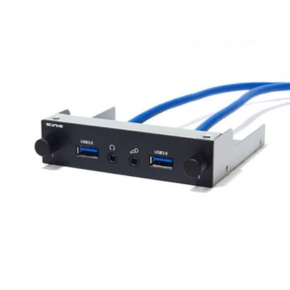 3.5インチベイ用2チャンネルファンコントローラー USB3.0×2/オーディオin/out×各1搭載 風ステーション2 KST02-3.5