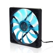 GELIDブランド薄型12cmファン 静音化ケーブル付属1500/1000rpmモデル SLIM12UV-BL