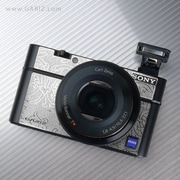MS-RX100/FS [ソニーDSC-RX100用 メタルステッカー フローラシルバー]