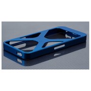 iPh5-X001B [iPhone5用メタルバンパー X001 ブルー]