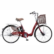 電動アシスト自転車 Lilly Assist(リリーアシスト) 24型 内装3段変速 ネオダークコスモレッド VLL433 OR47