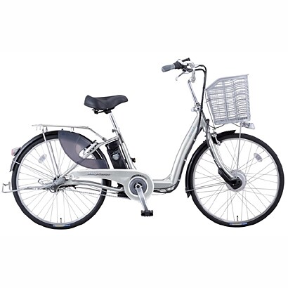 電動アシスト自転車 Lilly Assist（リリーアシスト） 26型 内装3段変速 シルバー VLL633 OS47
