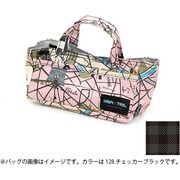 ミニバッグインバッグ H0036 128チェッカーブラック