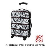 スーツケース 旅行日数目安:2~3泊 39/47L TSAロック搭載 ベリーホワイト H0010T-50 125