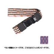 H0013 122 [カフェリボンピーチ スーツケースベルト]