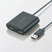 PS3ゲームパッドコンバータ 2ポート ブラック JC-P302UBK