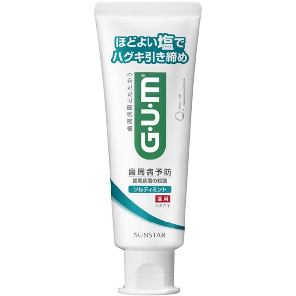 ガム デンタルペーストソルティミント 150g [歯磨き粉 医薬部外品]
