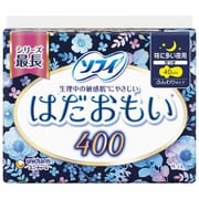 ソフィ はだおもい 400 ふんわりタイプ 特に多い夜用 羽つき 40cm 8個 [生理用ナプキン]