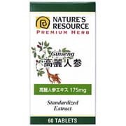 ネイチャースリソース 高麗人参60粒 [サプリメント]