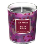 AIR FRESHボーティブ ガラスコップ入り ブラックベリー [キャンドル]