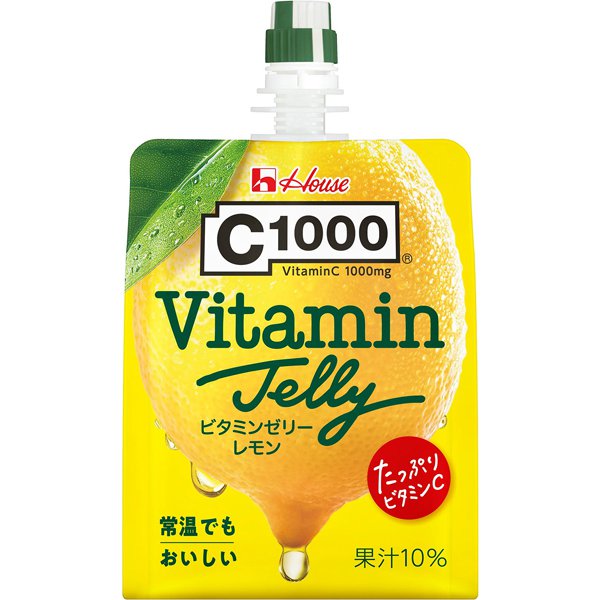 C1000 ビタミンゼリーレモン 180g [10％レモン果汁入り飲料（ゼリー飲料）]