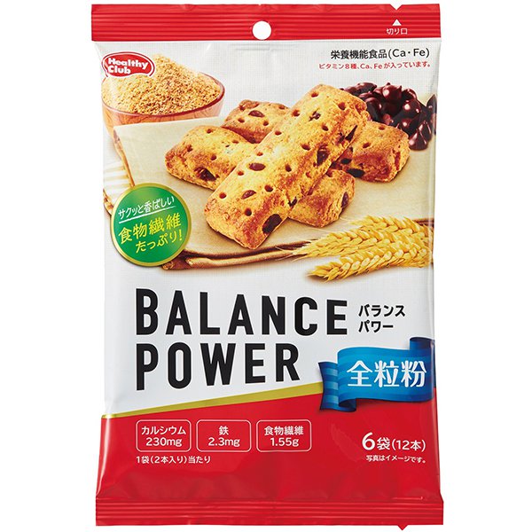 6袋バランスパワー 全粒粉(チョコチップ入り) [栄養機能食品]