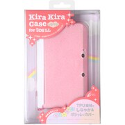 ニンテンドー3DS LL用 きらきらTPUジャケット ゆめみるピンク