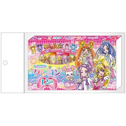 ドキドキ！プリキュア クレヨン12色