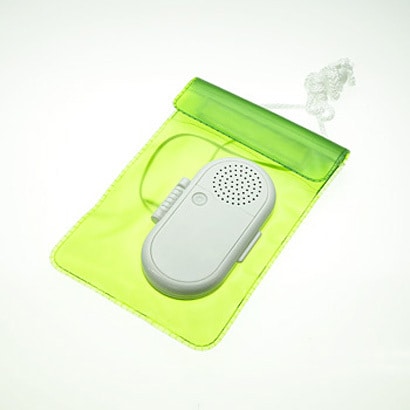 アンプ内蔵 スマートフォン防滴スピーカー グリーン Jelly Fish M(GN)