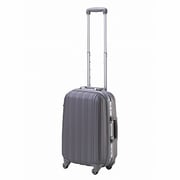 ウォッシュ ポリカーボネート製スーツケースSS シルバー 74-20195